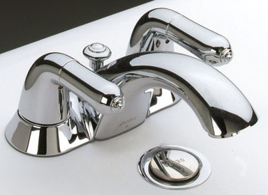 FAUCET LAV 2HDLE CHROME