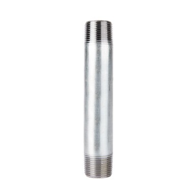STZ Industries 1 in. MIP each T X 1 in. D MIP in. Galvanized Steel 7 in. L Nipple