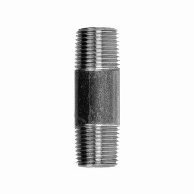 NIPPLE BLACK 3/8"X2.5"