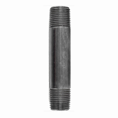 NIPPLE BLACK 3/8"X4"