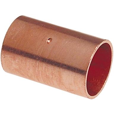 Nibco 3/8 in. Sweat  T X 3/8 in. D Sweat  Copper Coupling with Stop