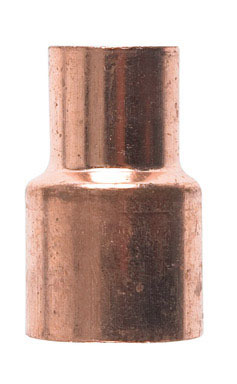 Nibco 3/4 in. Sweat  T X 1/2 in. D Sweat  Copper Coupling with Stop