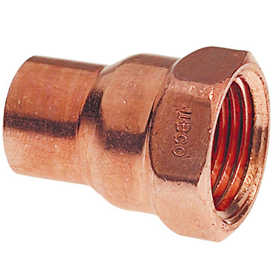 1/2"X3/8" FPT Copper Adapter