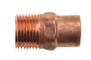 Nibco 3/8 in. Copper  T X 3/8 in. D MIP  Copper Pipe Adapter