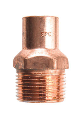 Disc Adapter 3/8"copr1/2"mpt