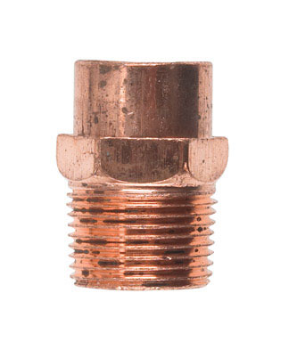 Nibco 3/4 in. Copper  T X 3/4 in. D MIP  Copper Pipe Adapter