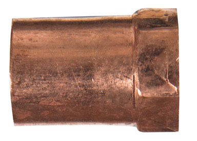 Nibco 3/4 in. Copper  T X 1/2 in. D FIP  Copper Pipe Adapter