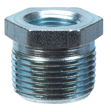Billco Corporation 1/4 in. MPT  T X 1/8 in. D MPT  Galvanized Hex Bushing