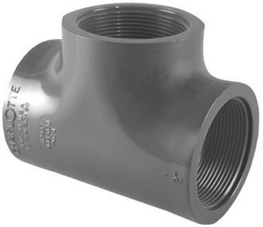 TEE SCH8O PVC 3/4"FPT