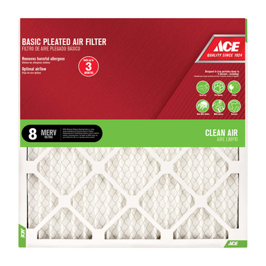 Ace Filter Air Pleat 16x"16"x1"