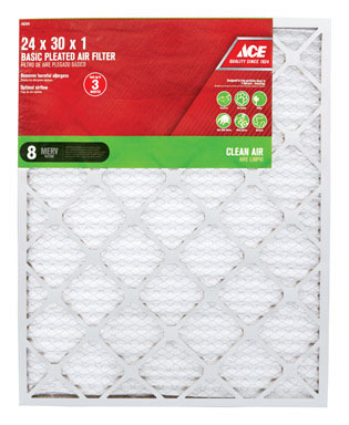 FILTER AIR PLEAT 24X30X1