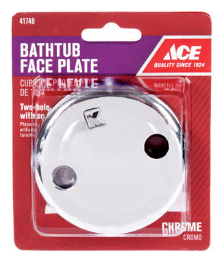 PLATE FACE OVERFLOW 2HOLE