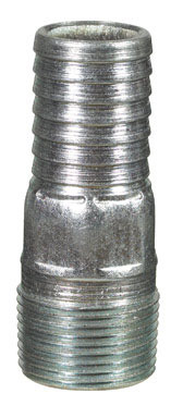 BK Products 1 in. Barb  T X 1 in. D MPT  Galvanized Steel Adapter