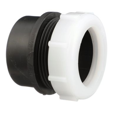 Charlotte Pipe 1-1/2 in. Spigot  T X 1-1/2 in. D Slip  ABS Trap Adapter