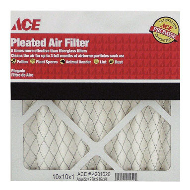 FILTER FRNC PLEAT10X10X1