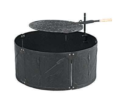 RING CAST FIRE W/GRL BLK