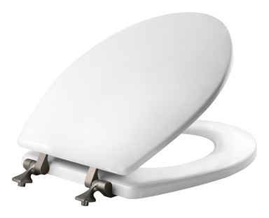 TOILET SEAT ROUND WHITE