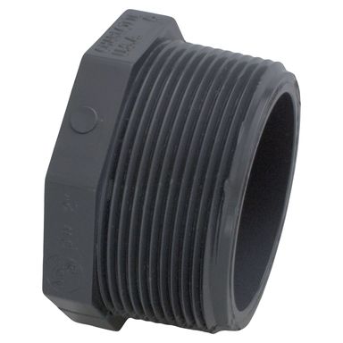 PLUG 1/2" SCHE 80 PVC