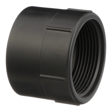 Charlotte Pipe 1-1/2 in. Hub  T X 1-1/2 in. D FPT  ABS Adapter