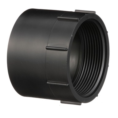 Charlotte Pipe 3 in. Hub  T X 3 in. D FPT  ABS Adapter