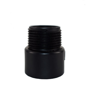 Charlotte Pipe 2 in. Hub  T X 2 in. D MPT  ABS Adapter
