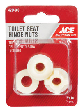 Ace Toilet Seat Hinge Nuts 3/8"