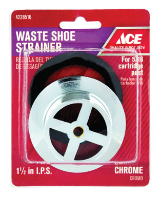 SHOE STRAINER1-1/2CHR