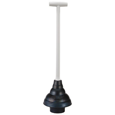 PLUNGER 18" WHITE/BLACK