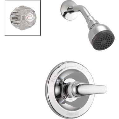 SGL HNDL CHROME SHOWER FAUCET