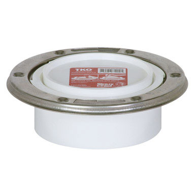 CLOSET FLANGE PVC TKO 4"