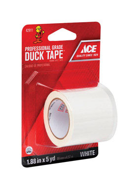 DUCT TAPE 5YD WHITE ACE