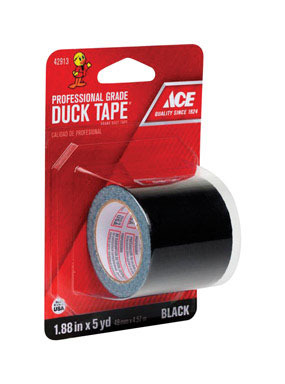 DUCT TAPE 5YD BLACK ACE