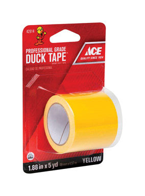 DUCT TAPE 5YD YELLOW ACE