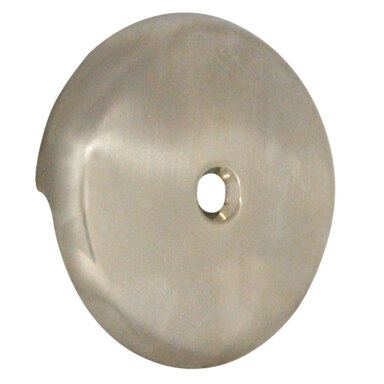 Single Nickel Tub Overflow Plate