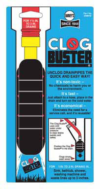 CLOGBUSTER 1"- 2"