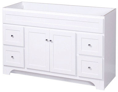 COLUMBIA VANITY 48" WHT