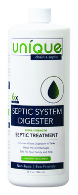 Unique Drain & Septic Liquid Septic System Digester 32 oz