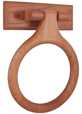 Oak Towel Ring