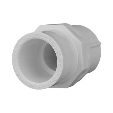 Charlotte Pipe Schedule 40 1/2 in. Slip  T X 1/2 in. D FPT  PVC Pipe Adapter