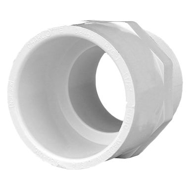 Charlotte Pipe Schedule 40 1-1/2 in. Slip  T X 1-1/2 in. D MPT  PVC Pipe Adapter