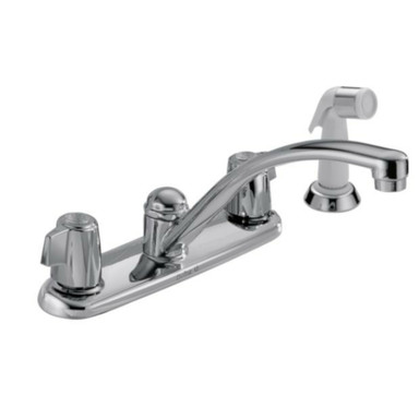 CHR 2 Handle Kitchen Faucet W/Sp
