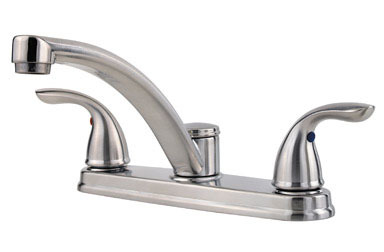 FAUCET KIT 2 H SS LL