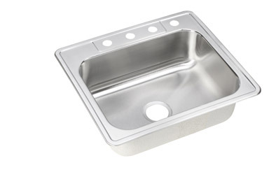 SINK 1BWL SS25X22X8 PREM