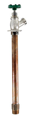 Arrowhead 3/4  MHT  T X 3/4  S MIP Brass Wall Hydrant