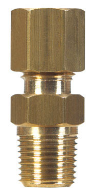 Compresson Conn 3/8"x1/2" Brs