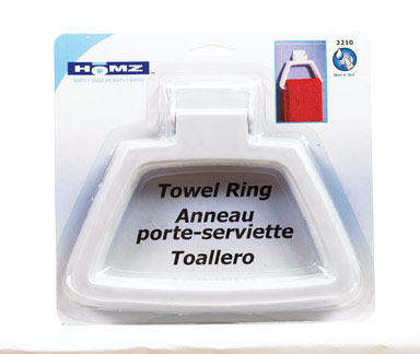 Homz Towel Ring Plastic