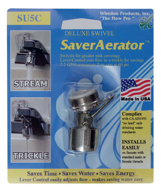 Deluxe Swivel Saver Aerator