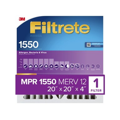 Filtrete 1550 20x20x4
