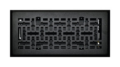 FLOOR DIFFUSER 4X10 BLK