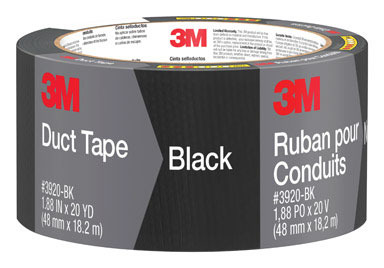 2x20YD Black Duct Tape